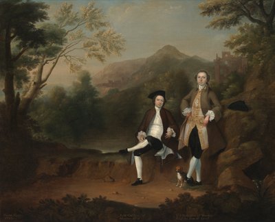 Robert Gwillym of Atherton and William Farington of Werden by Arthur Devis