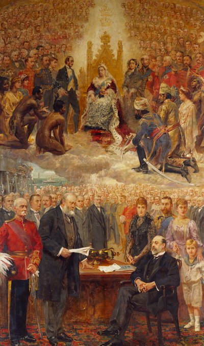 An Allegory of the British Empire by Arthur Drummond
