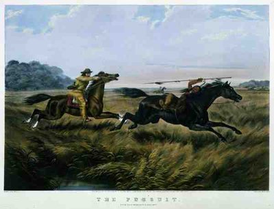 The Pursuit, Published by Currier & Ives by Arthur Fitzwilliam (after) Tait