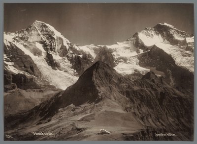 View of the Mönch and the Jungfrau in the Bernese Alps (Panorama of the Jungfrau Range) by Arthur Gabler