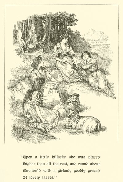 Sir Calidore, Knight Of Courtesy, Coridon And Pastorella by Arthur George Walker