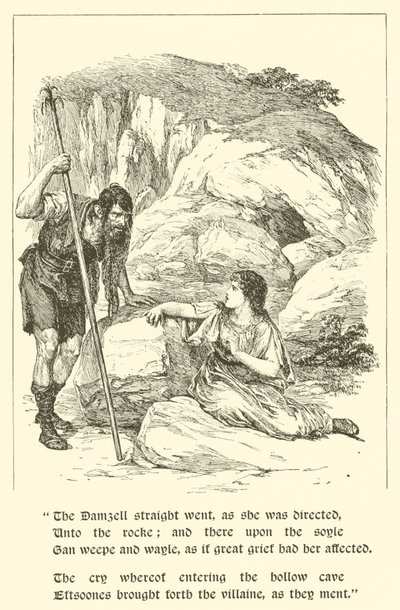 The Adventures Of Sir Artegall, At The Den Of Deceit by Arthur George Walker