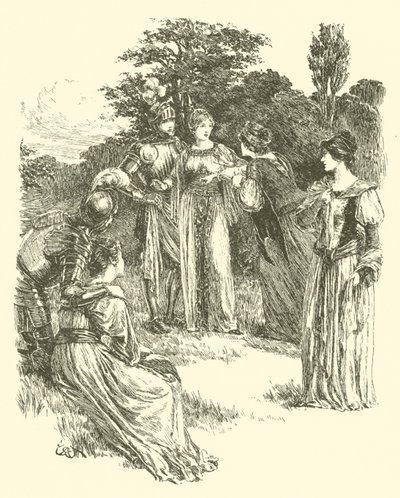 The Legend Of Britomart, The Golden Girdle Awarded by Arthur George Walker