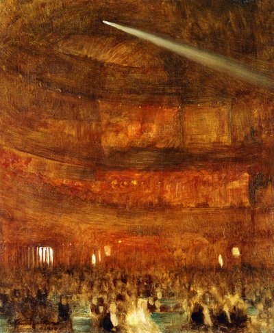 The Interior of the Alhambra Theatre, London by Arthur Hacker