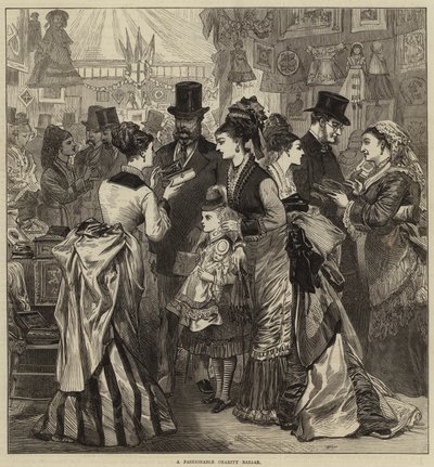 A Fashionable Charity Bazaar by Arthur Hopkins