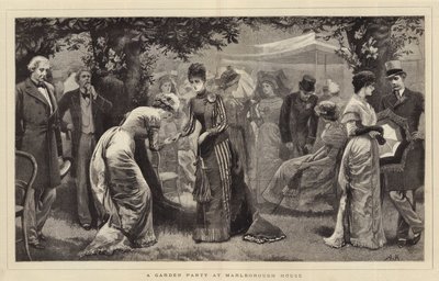 A Garden Party at Marlborough House by Arthur Hopkins