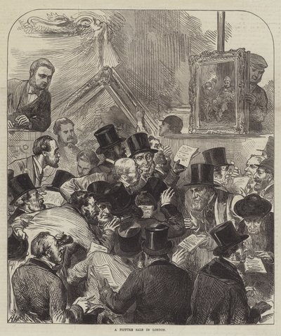 A Picture Sale in London by Arthur Hopkins
