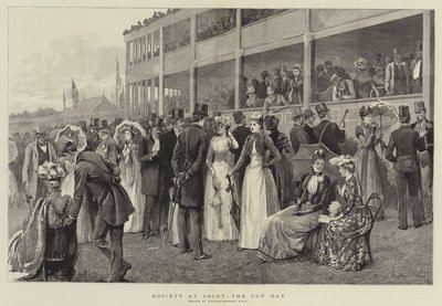 Society at Ascot, the Cup Day by Arthur Hopkins