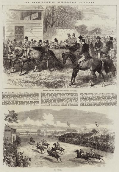 The Cambridgeshire Steeplechase, Cottenham by Arthur Hopkins