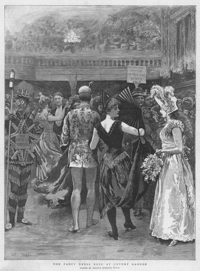 The Fancy Dress Ball at Covent Garden by Arthur Hopkins