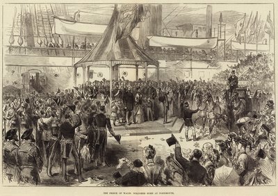 The Prince of Wales Welcomed Home at Portsmouth by Arthur Hopkins