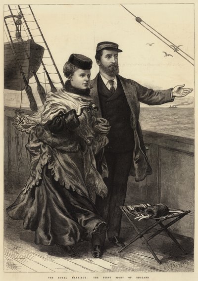 The Royal Marriage, the First Sight of England by Arthur Hopkins