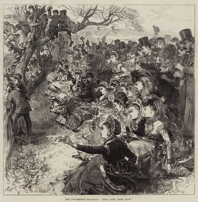 The Universities Boat-Race, Well Done, Light Blue! by Arthur Hopkins