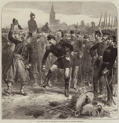 The War, Fall of Strasbourg, Departure of French Prisoners by Arthur Hopkins