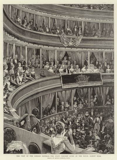The visit of the German Emperor, the State Concert given at the Royal Albert Hall by Arthur Hopkins