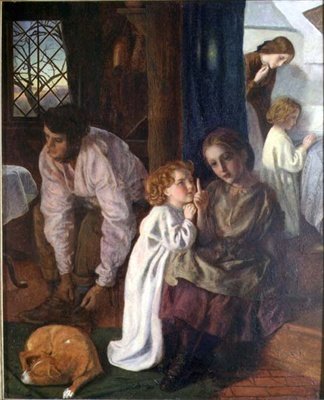 Bedtime, c.1862 by Arthur Hughes