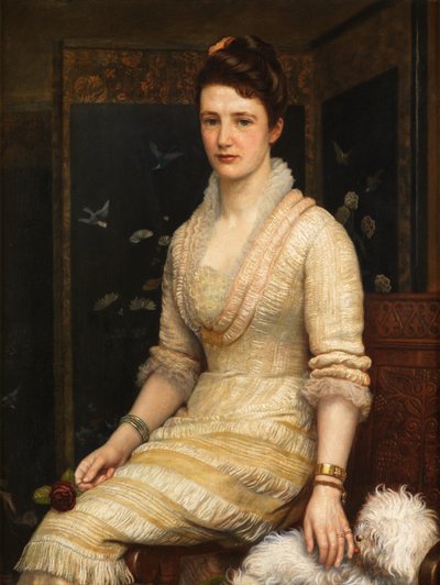 Gertrude Fearon by Arthur Hughes