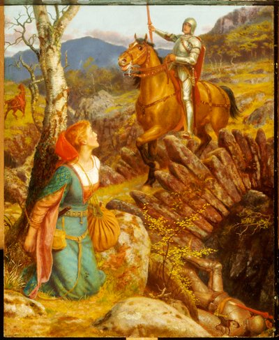 The Overthrowing of the Rusty Night by Arthur Hughes