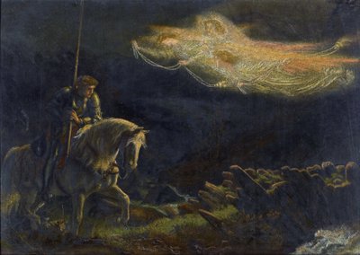 Sir Galahad. The Quest for the Holy Grail by Arthur Hugues