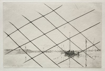 Oyster Grounds (On Essex Creek at Low Tide) by Arthur John Trevor Briscoe