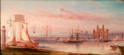 Earl Grey Dock, with Ship 