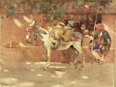 A Byway in Granada, 1891 by Arthur Melville