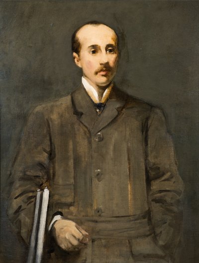 A Portrait Study [J Martin White] by Arthur Melville