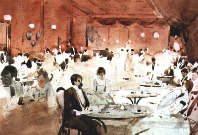 Gardenia Club with Mrs. Melville in the Foreground by Arthur Melville