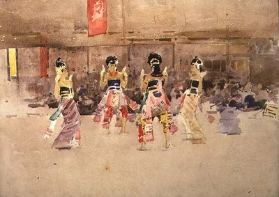 Javanese Dancers by Arthur Melville