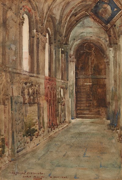 North Aisle of St. Magnus Cathedral, Kirkwall by Arthur Melville