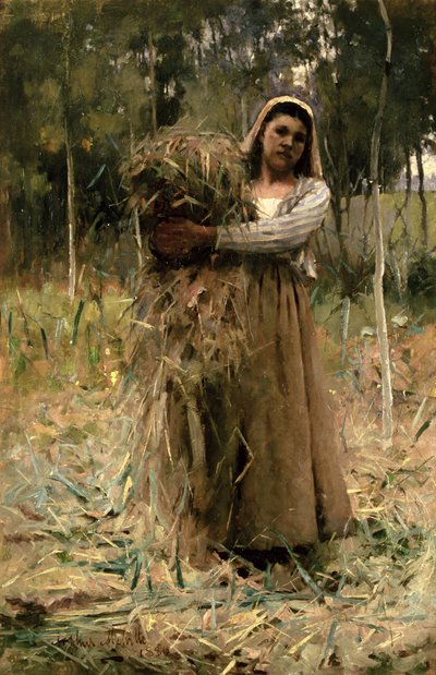 The Peasant Girl (The Faggot Collector) 1880 by Arthur Melville