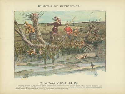 Narrow Escape of Alfred A.D. 878 by Arthur Moreland
