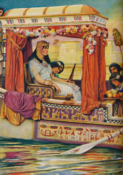 Cleopatra - The Serpent of Old Nile in the Royal Galley by Arthur Percy Dixon