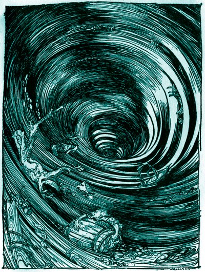 A Descent into the Maelstrom by Arthur Rackham