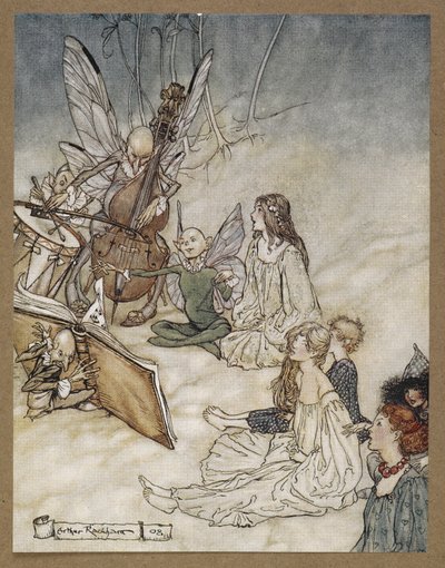 And a fairy song. A scene from 