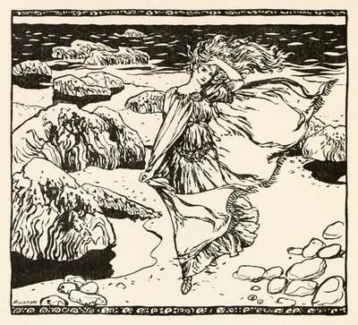 Becuma from Becuma of the White Skin in Irish Fairy Tales by Arthur Rackham