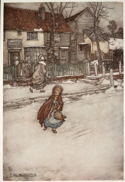 Certain biscuit-makers have gone so far as to imprint his likeness on their new-year cakes, from Rip Van Winkle by Washington Irving by Arthur Rackham