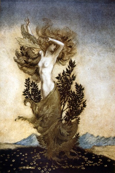 Comus, a masque in honour of chastity by Arthur Rackham