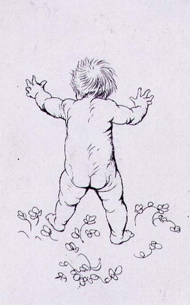 First Footsteps, an illustration from 