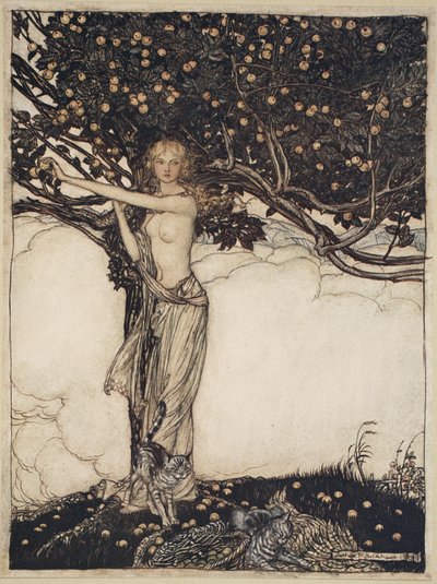 Freia, the Fair One, Illustration from 