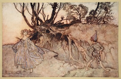 How now spirit! wither wander you, illustration from 