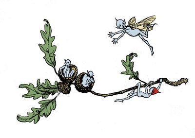 Illustration for The Dream of a Summer Night by William Shakespeare by Arthur Rackham