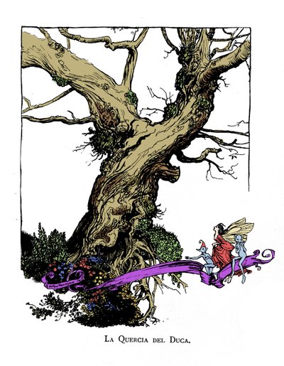 Illustration for A Midsummer Night