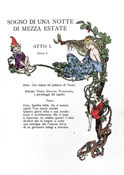 Illustration for A Midsummer Night
