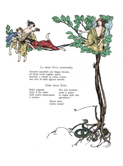 Illustration for A Midsummer Night