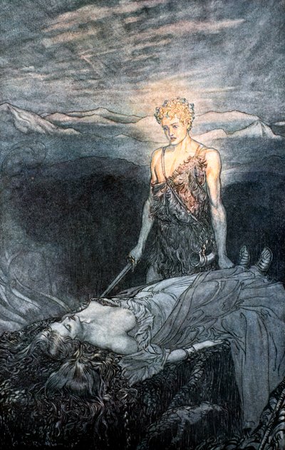 Illustration from Siegfried and the Twilight of the Gods, 1924 by Arthur Rackham
