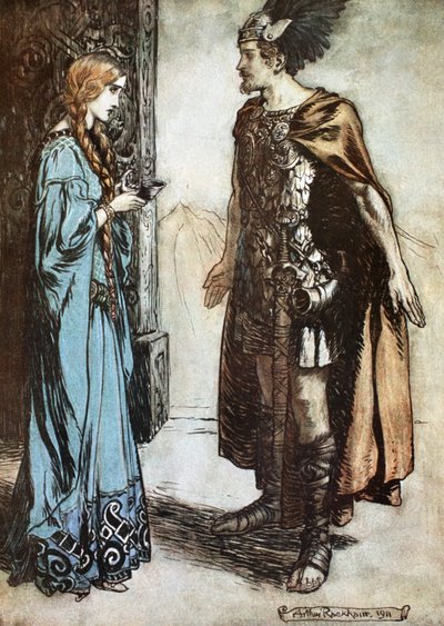 Illustration from Siegfried and the Twilight of the Gods by Arthur Rackham