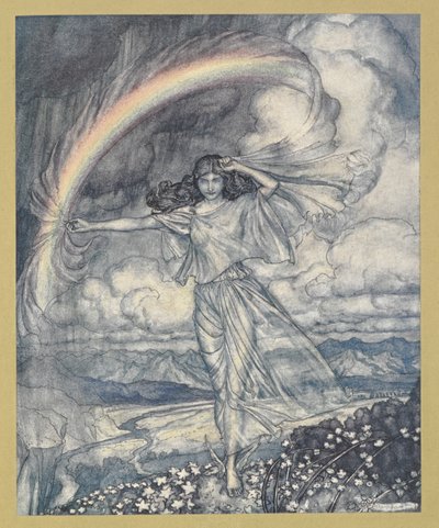 Iris There, with Humid Bow by Arthur Rackham