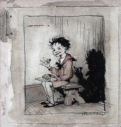 Little Jack Horner, illustration from 