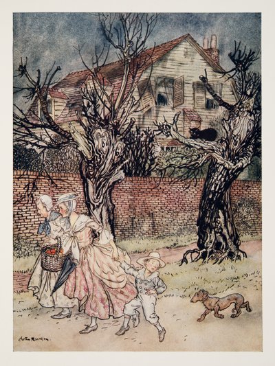 Marvellous tales of Haunted Fields, and Haunted Brooks, and Haunted Houses by Arthur Rackham
